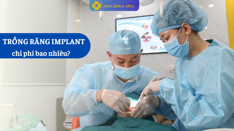 chi phí làm 1 răng Implant